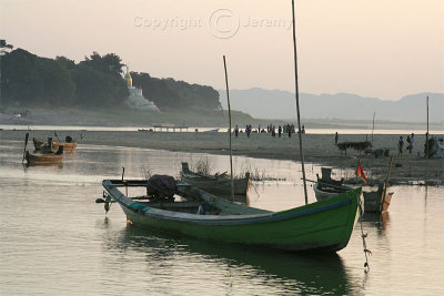 Sunset On The Irrawaddy River (Dec 06)