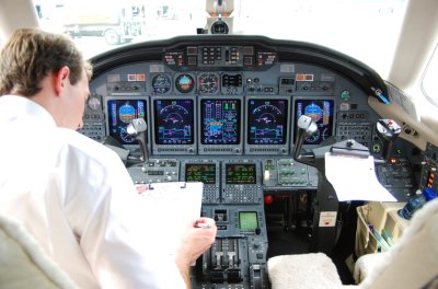 XOJet Inc. Cessna Citation X (N753PT) **Cockpit**
