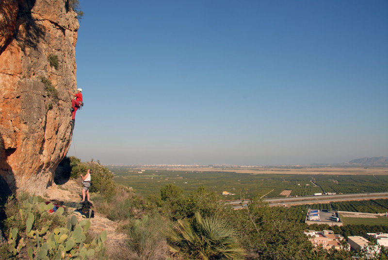 CB on a short sharp 6b, Corbera