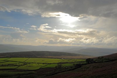 Clearing cloud from Stanage