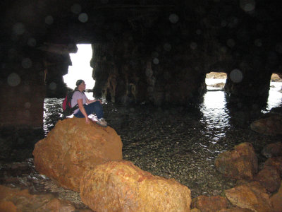 Mermaid in a cave
