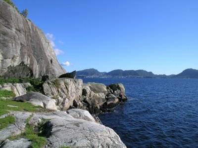 View from crag in Bergen!