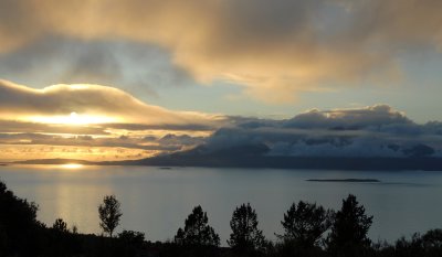 Sunset from Ronvik above Bodo