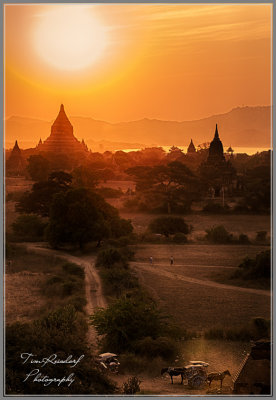 HDR Sunset on Bagan