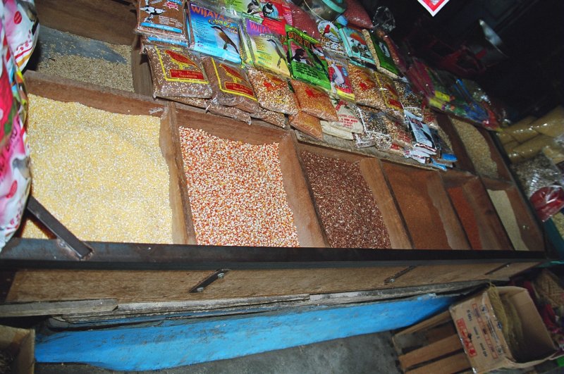 Yogya bird market - food