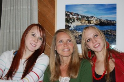 Mom & Daughters.  Guess which is which?