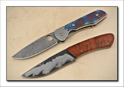 CAS - Claudio and Ariel Sobral Custom Kukri set - small knife and Schanz DPPK2