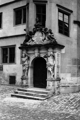 corner in the walled town