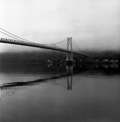 across the river