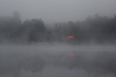 motel in the fog