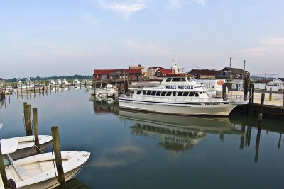 whalewatcher boat at the dock