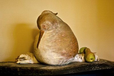 partridge in a pear tree - Clay/patina