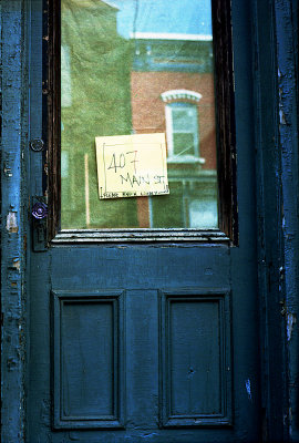 doorway on Main Street, smalltown, USA
