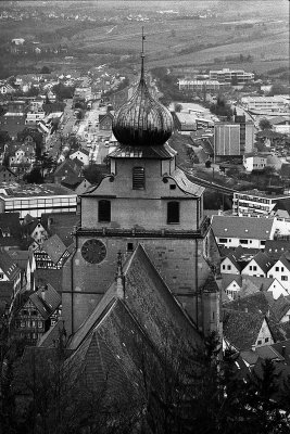 die Kirche in Herrenberg
