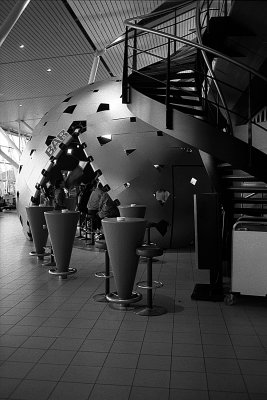 bar at Schiphol airport