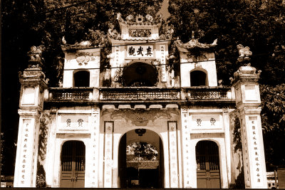 Vietnam Ngoc Son Temple.
