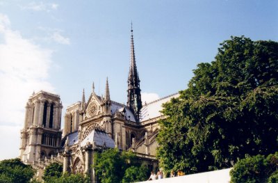 Notre-Dame from Seine River(Paris)