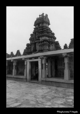 At the Bhoganandeeshwara temple, Nandi Hills, India - 1