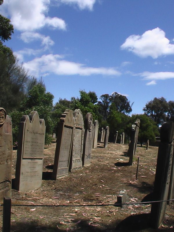 Aisle of the Dead at Port Arthur