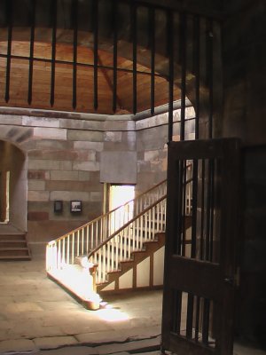 Stair Case inside prison rooms