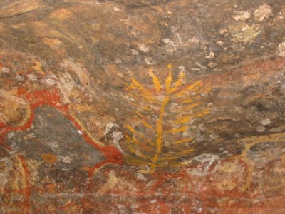 Aboriginal Art inside Ayers Rock