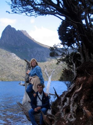 Mom @ Dove Lake