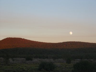 Full moon over Arizona