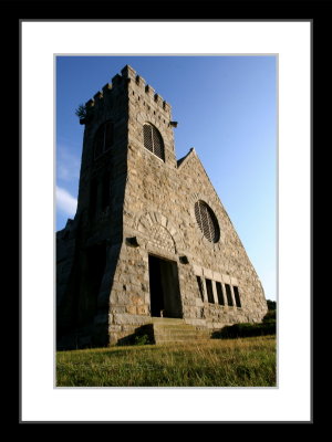 Old Stone Church on Wachusett Reservoir, West Boylston, MA
