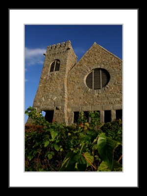 Old Stone Church on Wachusett Reservoir, West Boylston, MA
