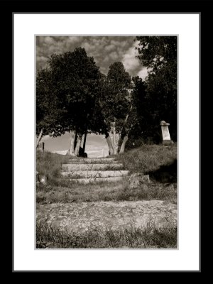cemetery steps