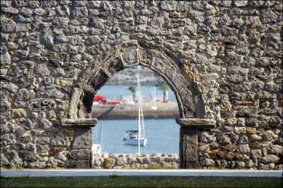 Wall in Castro Urdiales