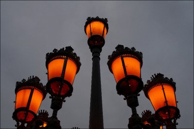 Lamppost in Comillas