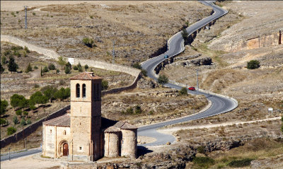 Church and road