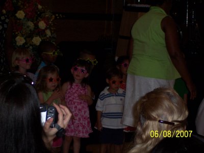 Evan's class participated in the pre-school graduation ceremony.  I've also posted a video on YouTube of his class singing one of the songs in the ceremony.  The address is: http://www.youtube.com/watch?v=jrRMU0hTbD8