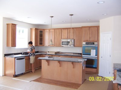 Cabinets, Floors, and Painting