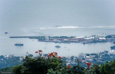 03-26-Harbor of Apia seen from Mount Vaea