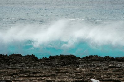 2147 High surf so typical for Kaewa`ula Beach