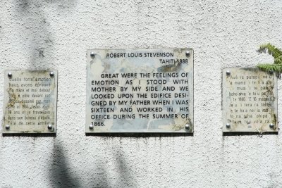 1610 Robert Louis Stevenson plaque