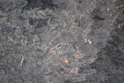 N1776 People walking lava fields