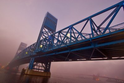 Main Street Bridge in the Fog