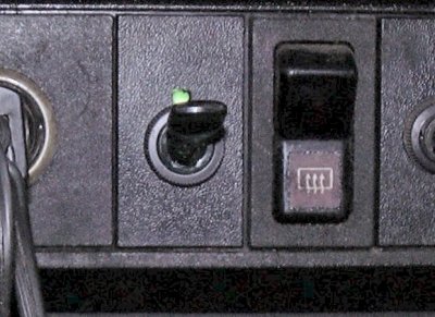 the little switch in the console