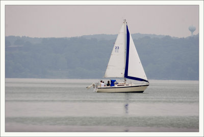 Sail Boat at Atwood Lake