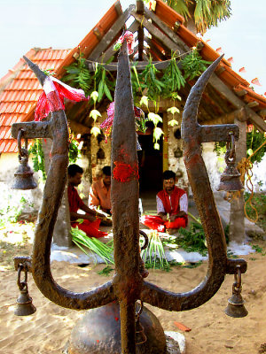 The trident of Shiva
