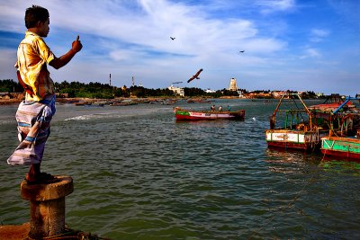 Rameswaram fishermen harbour