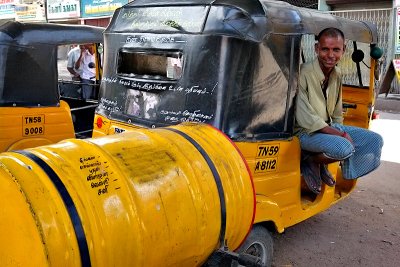 Oil and rickshaw
