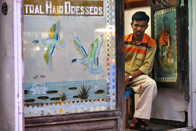 Saloon hairdresser