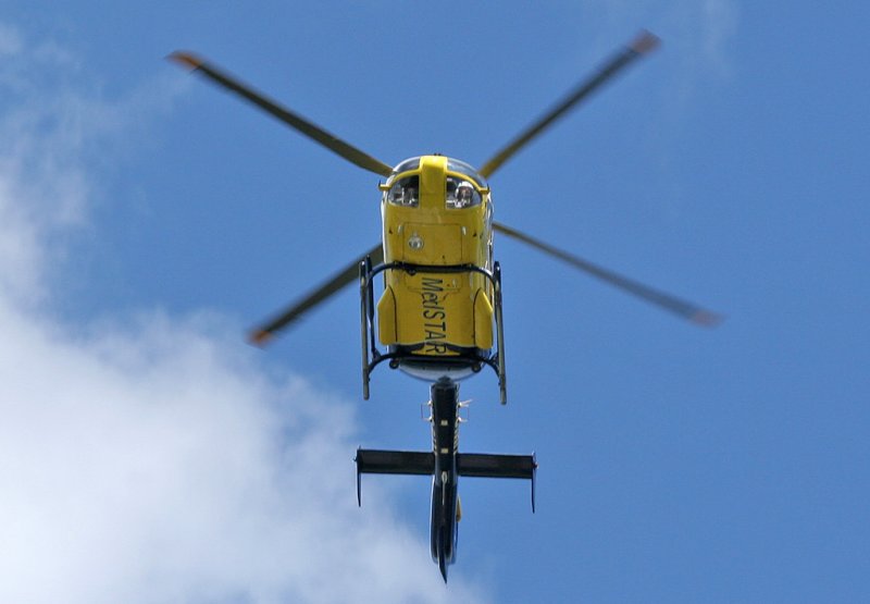MedSTAR Helicopter on emergency flight.