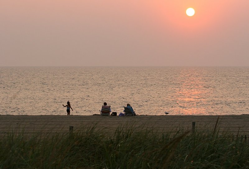Sunrise in  Rehoboth Beach, Delaware