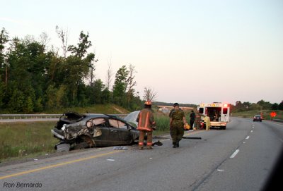 ROLL OVER ON HIWAY 403 TO BRANTFORD