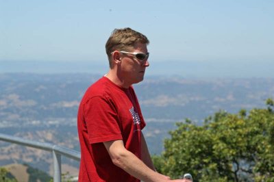 Brian Higgins at Mt. Diablo - Swollen jaw is from root canal done the day before.